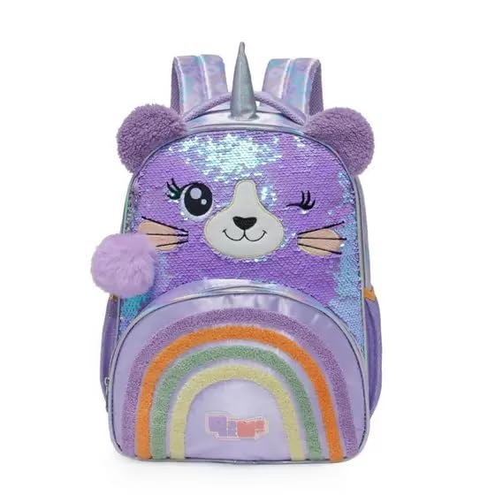 Mochila Escolar Pack Me Sweet Leopoardo - Pacific