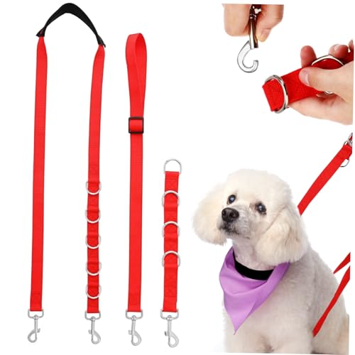 Levemolo Pet Dog Grooming Kit 3-Piece Set Loops Retractable Leash Harness Bathing Cord for Dog Grooming Bathing