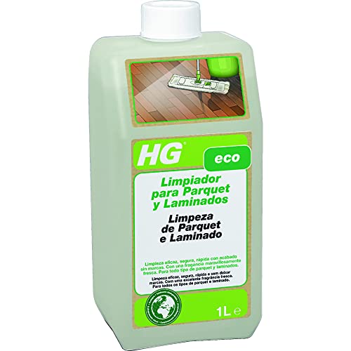 HG ECO Limpiador de Parquet y Laminados 1L, Ideal para Suelos con Aroma Fresco