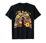 Lungs Made of Flowers - Blossoming Respiratory Beauty T-Shirt