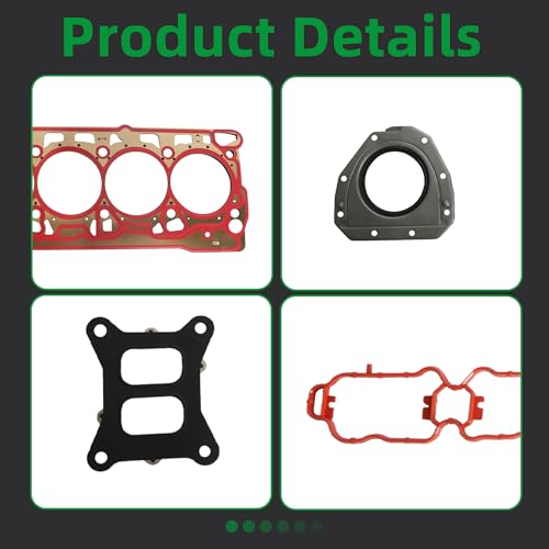Image of Head Gasket with Bolts Set, for Audi A1 A3 A4 A5 A6 A7 Q5 TT 12-18