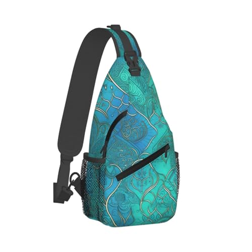 Bolso cruzado para hombre mochila bandolera negra miniatura 2