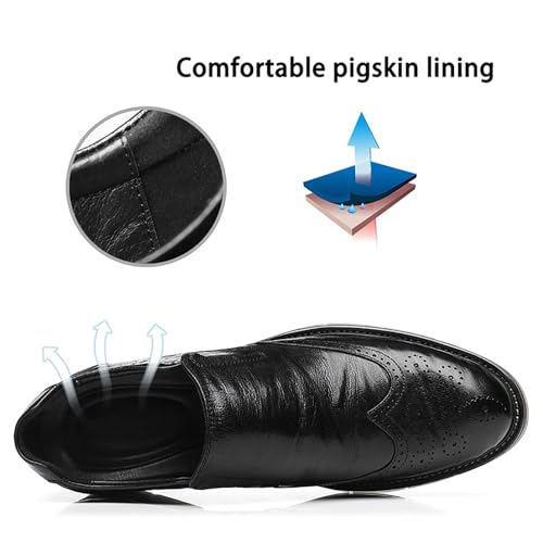 Genuine Leather Men's Casual Shoes， Classic Handmade Comfortable Business Slip-on Casual Cowhide Sole Shoes Men's2