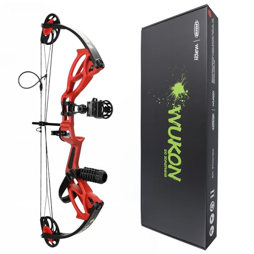 image for LWANO Compound Bow Set for Youth & Kids,Beginners Bow and Arrow Set,Ri