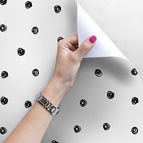 Papier peint intissé à points 208x146cm pour décoration de mur et meuble - 4
