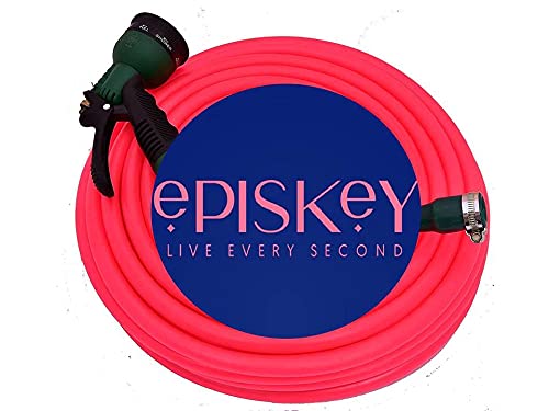 EPISKEY® Flexible Garden Hose Pipe with 8 Mode Spray Nozzle Gun, for Gardening, Car Wash, Floor Clean, Pet Bath (14 m x 1/2 inch, Multicoloured) (B09G153J7P) Amazon Price History, Amazon Price Tracker