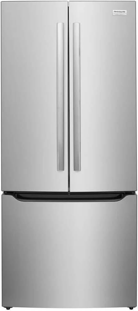 Frigidaire Gallery 30 in. 20 cu. ft. Standard Depth French Door Refrigerator in Stainless Steel with Internal Water Dispenser GRFN2023AF