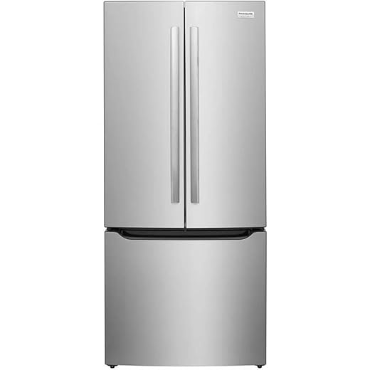 Frigidaire Gallery 30 in. 20 cu. ft. Standard Depth French Door Refrigerator in Stainless Steel with Internal Water Dispenser GRFN2023AF