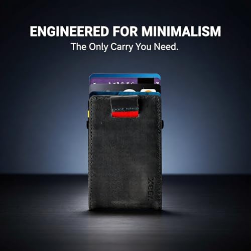 Image of RFID Minimalist Slim Wallet for Men and Women, Holds Up to 12 Cards, Cash, Key Thin and Lightweight Credit Card Holder Grey Eco Leather