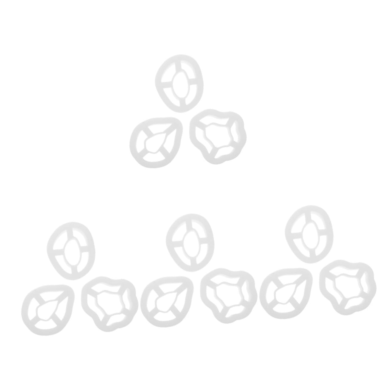 HOMSFOU 4sets Polymer Clay Jewelry Cutters Plastic Clay Cutters DIY Pottery Craft Tools 3pcs*4