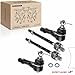 A-Premium Set of 4, Front Inner & Outer Tie Rod End Kit, Compatible with Ford Explorer 98-01, Ranger 98-11, Mazda B2300 01-09, B2500 98-01, B3000 98-07, B4000 98-09, Mercury Mountaineer 98-01