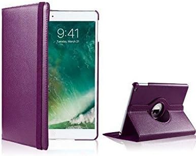 Apple iPad 9.7" 2017/2018 iPad Air 1 Case, RKINC 360 Degree Rotating Stand Case Cover with Auto Sleep/Wake Feature for iPad 9.7" 2017 and iPad Air 1 This case is for Apple iPad 9.7" 2017 (Purple)