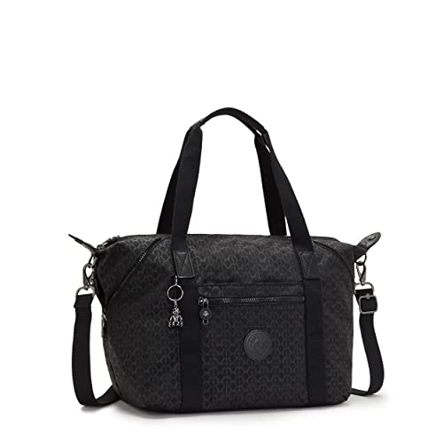 Kipling Women’s Art Tote Bag, Lightweight Weekender, Nylon Travel Handbag, Signature Emb #TOP3