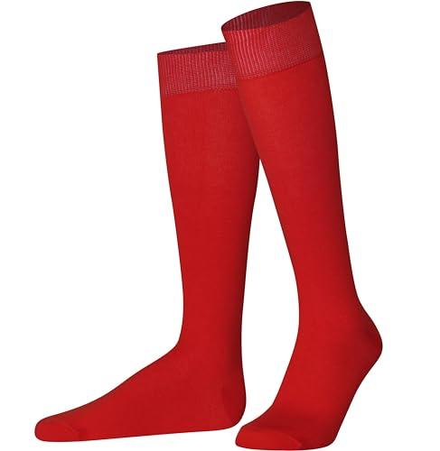 Image of Mysocks Unisex Extra Fine Combed Cotton Knee High Socks, Hand Linked Toe, Soft Latex Band