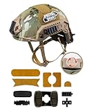 FMATAL GEAR Maritime Fast Helmet ABS for Airsoft Helmets Tactical Helmet Paintball Outdoor Sports Hunting Shooting (L/XL, MC)