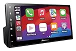 Pioneer SPH-DA77DAB Media Center 2DIN Panneau Tactile capacitif 6,8"" avec Wi-FI, Bluetooth, Apple CarPlay, Android Auto et Dab+ Égaliseur Graphique 13 Bandes, Noir