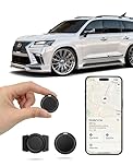 Magnetic Car Tracker (iOS Only), Vehicle Tracking Tag, GPS Locator Tag Compatible with Apple Find My App, No Subscription, Hidden Tracker for Car & Motorcycle