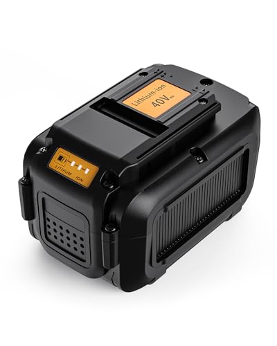 40V 5000mAh Replacement Battery for Dewalt DCB404 DCB406 DCB407 DCB114, Lithium Ion Premium Battery Compatible with All 40V MAX Tools