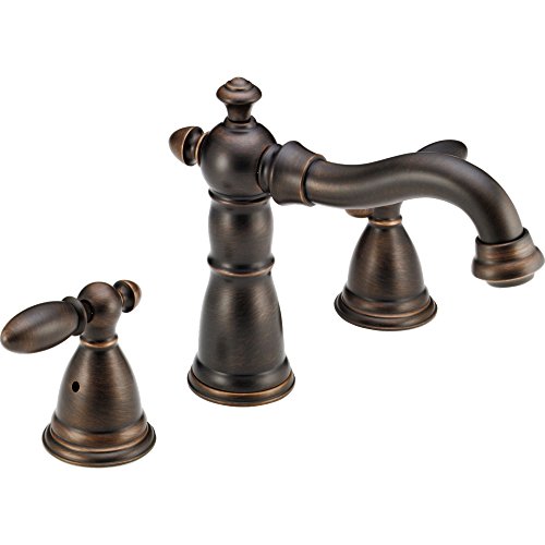 Delta Faucet Victorian Roman Tub Faucet - 2755RB-616RB - Classic Bathroom Tub Faucet Set - Comes with Tub Faucet, Handles & Rough-In - Venetian Bronze
