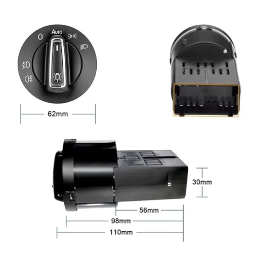 Interruptor luz faros con sensor inteligente que activa las luces automáticamente 2