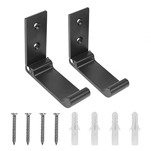 DONGKER Waffen Rack Wandhalterung, 2 Stück Faltbar Waffenständer, Waffenwandhalterung zum Aufhängen oder Aufbewahren von Langwaffen, Schrotflinten, Gewehren, Schwertern und Bögen