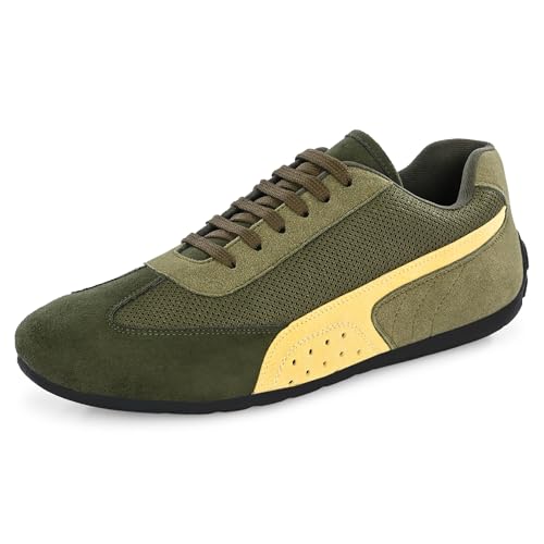Image of Cruiser Sneaker for Men | Lightweight & Comfortable | Stylish Lace-Up Casual Footwear with Cushioned Insole | Perfect for Versatile Outfits (2645)
