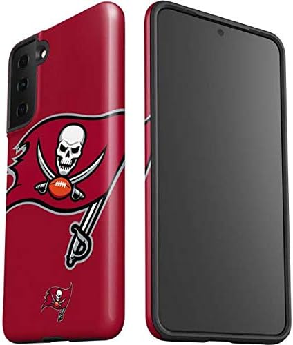 Skinit Pro Phone Case Compatible with Galaxy S21 Plus 5G - Officially Licensed NFL Tampa Bay Buccaneers Large Logo Design