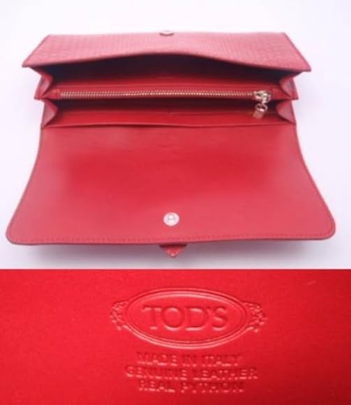 Tod's トッズ希少長財布 箱付き赤