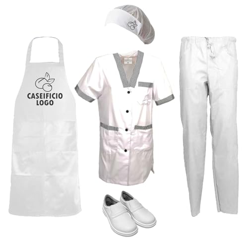 Damen-Arbeitskleidung, ideal für Molkereien, Werkstätten und Supermärkte. Personalisierbar mit Ihrem Logo für einen professionellen und maßgeschneiderten Look