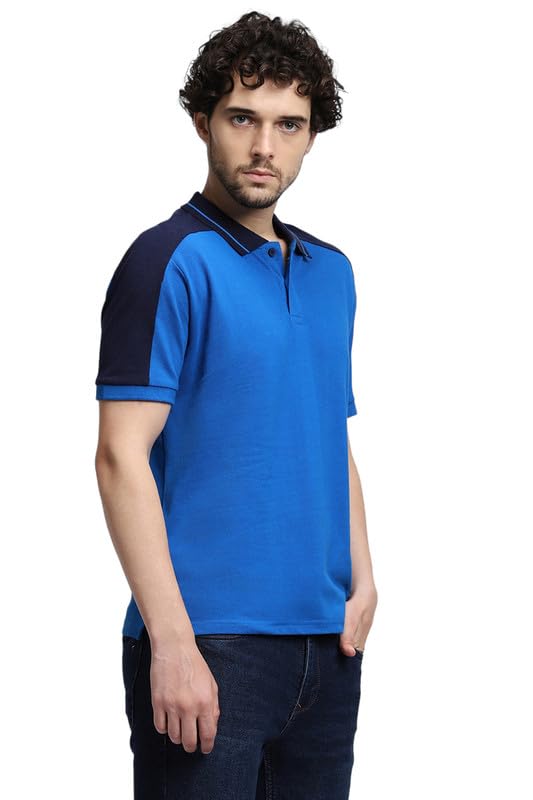 Image of Dennis Lingo Men's Cotton Solid Slim Fit T-Shirt
