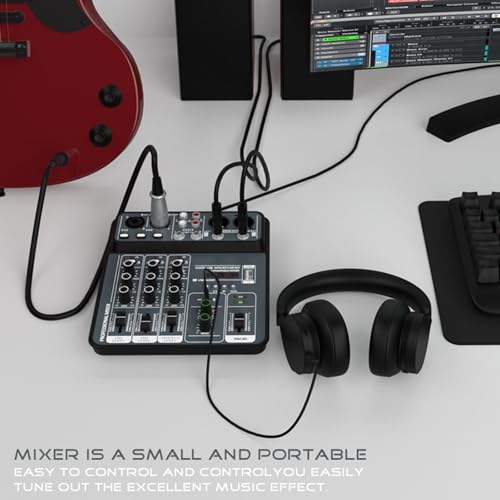 Console de mixage USB en métal pour éliminer les bruits lors de l'enregistrement