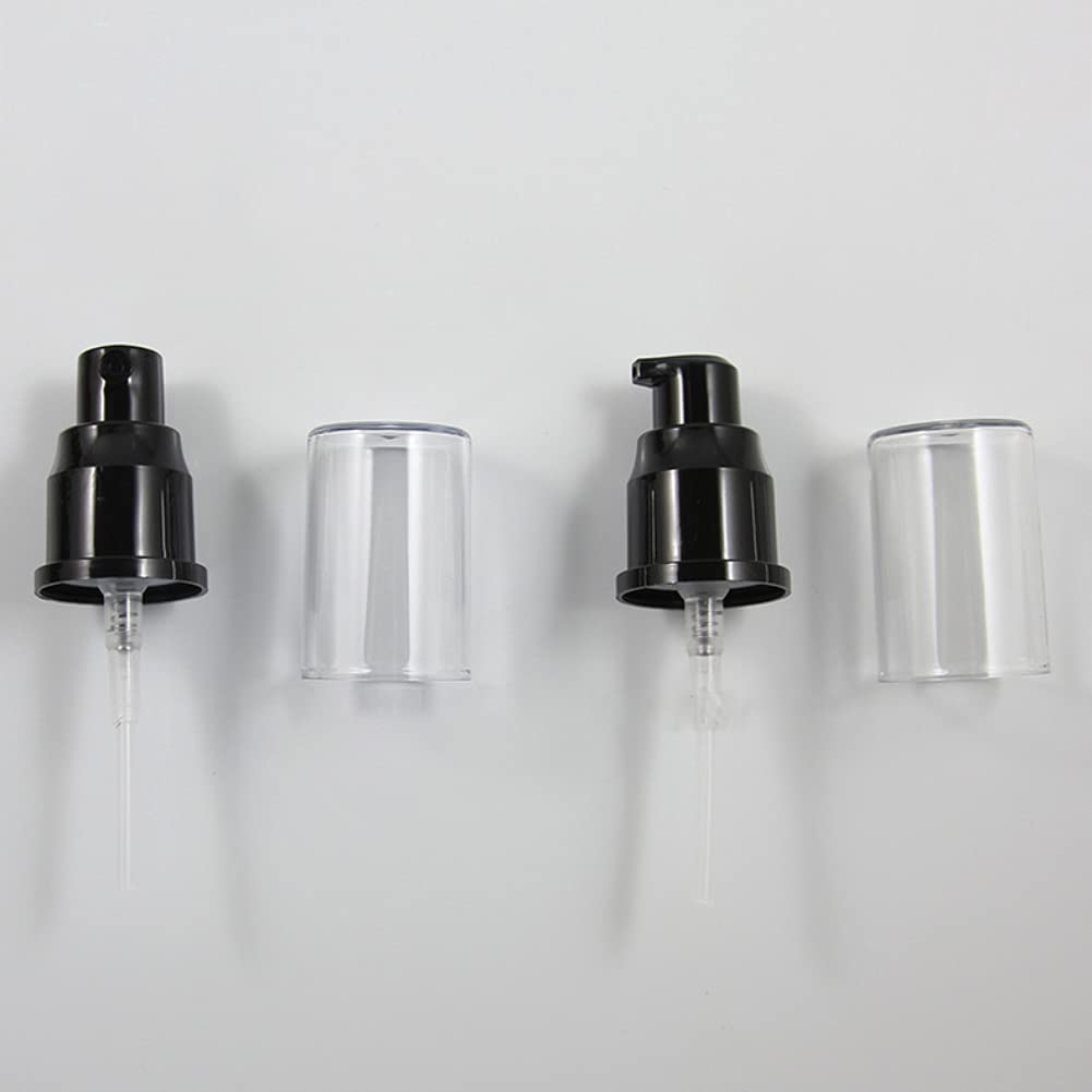 FSSTUD 2 Pcs 30ML Frosted Glass Pump Bottles Empty Cream Lotion Bottles Essence Dispenser Refillable Cosmetic Container - Image 3