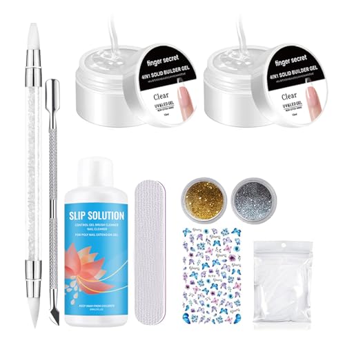 Solid Builder Gel For Nails 3D Nail Sculpting Gel Stable Non-Sticky for Nail Extension Carving DIy Salon Home 30ml