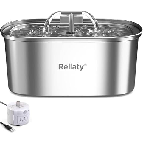 Rellaty Cat Water Fountain + Water Pump Cover