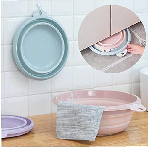 Lavabo plegable de baño en silicona flexible para el hogar 3