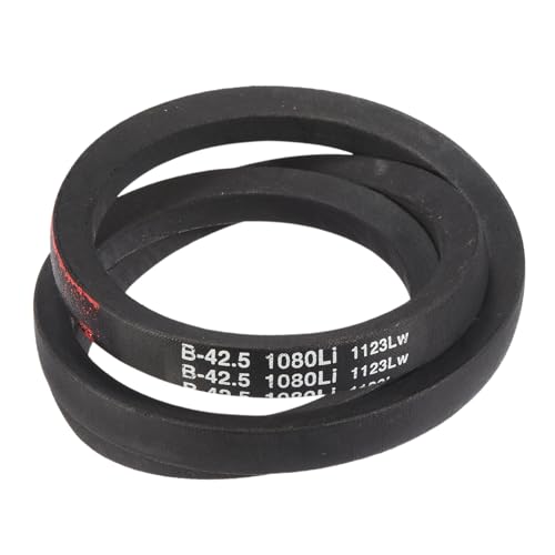 Image of Uxcell 3 Pack B42 1 /2 Classic Wrapped V-Belt, 45 inch Outside Circumference, Black, Industrial Rubber V-Belt