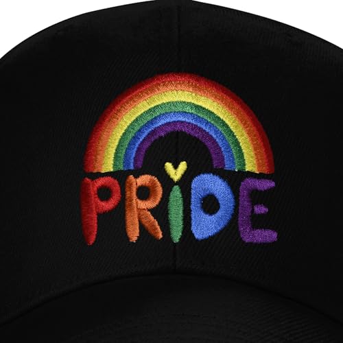 Image of Embroidered Baseball Cap for Women Men Adjustable Baseball Hat Black Baseball Cap Trucker Hat