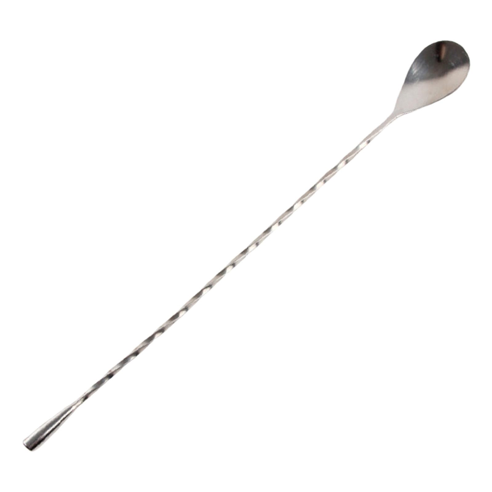 Tsophreniq Premium 304 Stainless Steel Stirring Spoon Double Ended Design Smooth Front for Coffee Cocktails Dessert Bartenders Spoon for Coffee and Ice Creams
