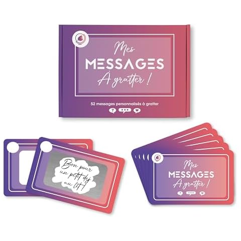Coffret de messages - LE MONDE À GRATTER Cover