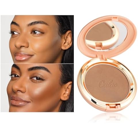 Oulac Shimmering Bronzer Powder with Mirror Cover