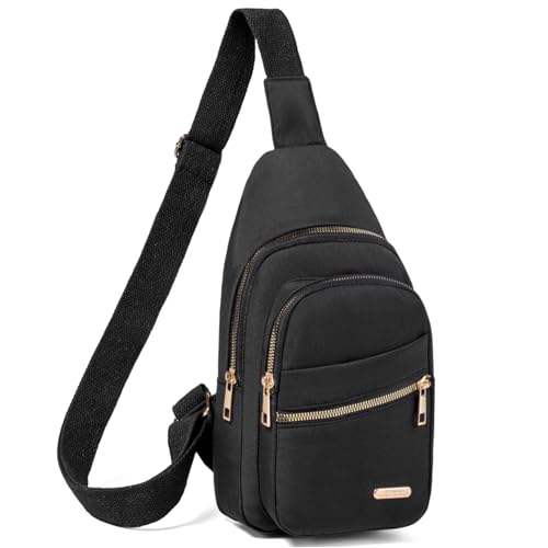 Small Crossbody Sling Backpack Sling Bag for Women, Chest Bag Daypack Fanny Pack Cross Body Bag for Hiking Traveling Outdoors