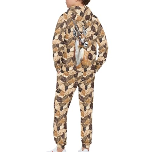 HUIACONG Kids Sweat Set for Boys Girls Children Sweatsuits4