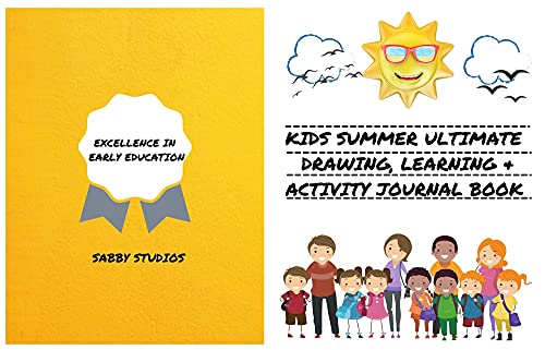 KIDS SUMMER ULTIMATE DRAWING, LEARNING & ACTIVITY JOURNAL BOOK (English Edition)