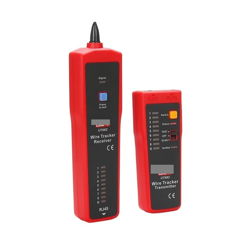 UT682 Series Wire Tracker Toner Probe Telephone Line Network Cable Ethernet LAN Tester Calibration Detector Finder(UT682D)