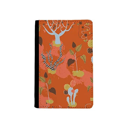 Portefeuille passeport multicolore compact 3.7x5.8 inch pour adulte moderne