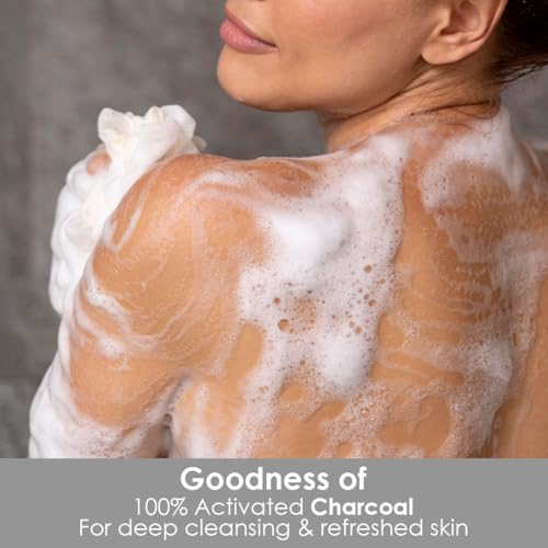 Image of Freeskin Charcoal Shower Gel-750ml Healthy + Clear - Deep Detoxifying Body Wash with Activated Charcoal for Clear, Healthy Skin - Removes Impurities, Controls Oil, and Refreshes - Suitable for All Skin Types - Paraben & Sulfate Free