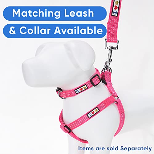 Pawtitas Reflective Step In Dog Harness Or Reflective Vest Harness, Comfort Control, Training Walking Of Your Puppy / Dog Extra Small Dog Harness Xs Pink Dog Harness #TOP4