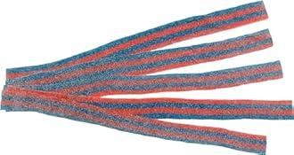 By The Cup Blazpberry Sour Belts, 1 lb Bulk Bag