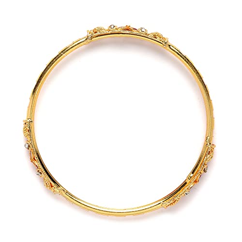 Plated Bahubali Bangle Set Of 2 For Women