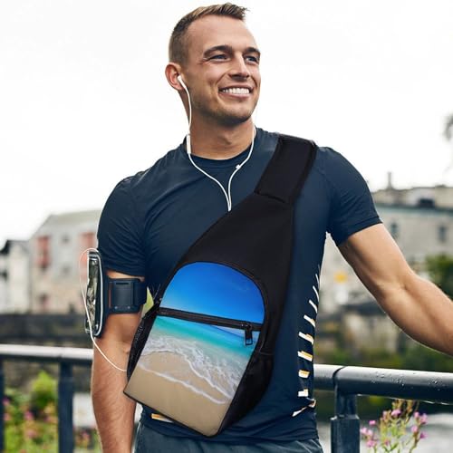 Bolso tipo sling bag para día y senderismo unisex miniatura 3
